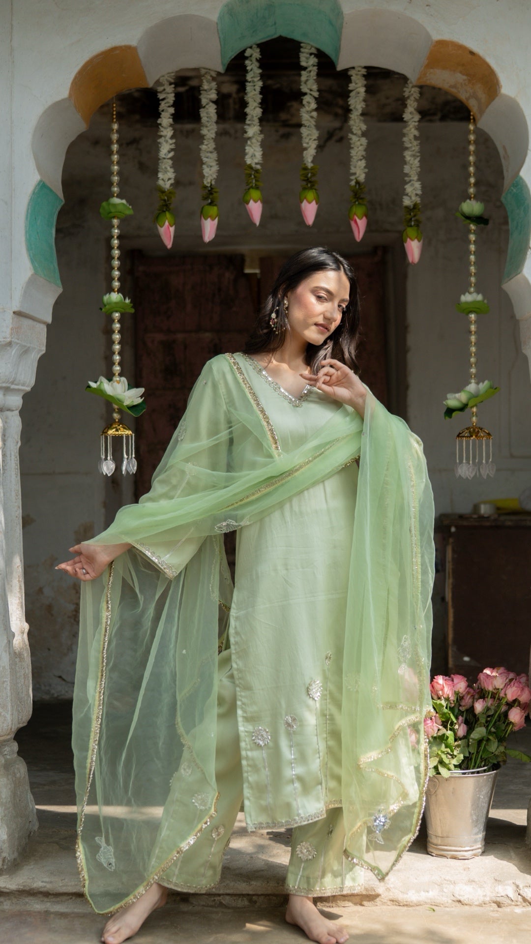 Machli   Hara  Suit Set