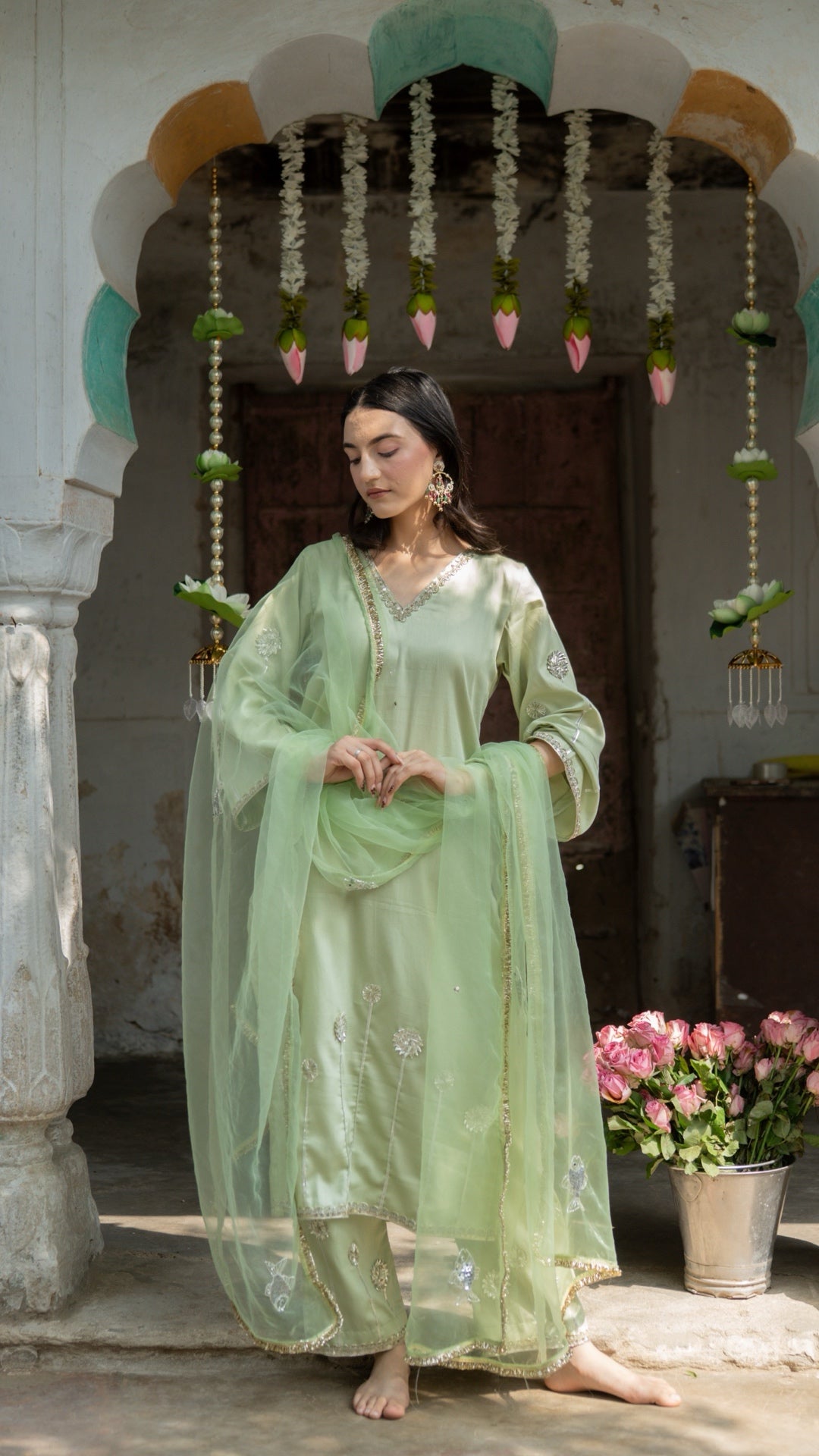 Machli   Hara  Suit Set